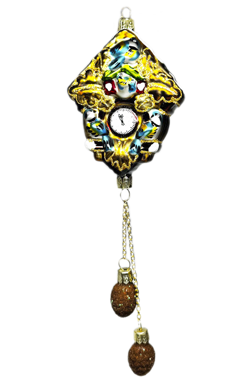 Елочное украшение Часики с шишками ФУ4-2440